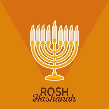 İzole edilmiş avize gül hashanah