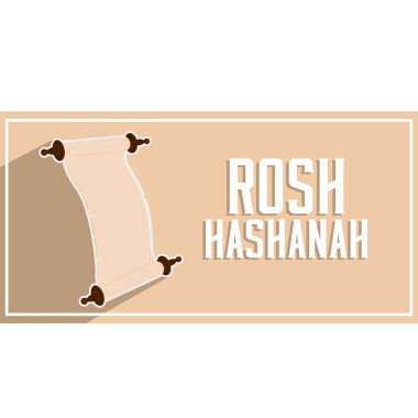 İzole edilmiş tova rosh hashanah bayrağı