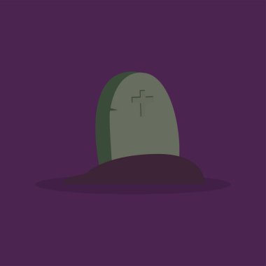 Korkunç mezar taşı simgesi