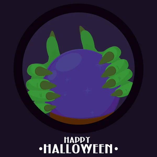 Happy halloween poster — Stock Vector