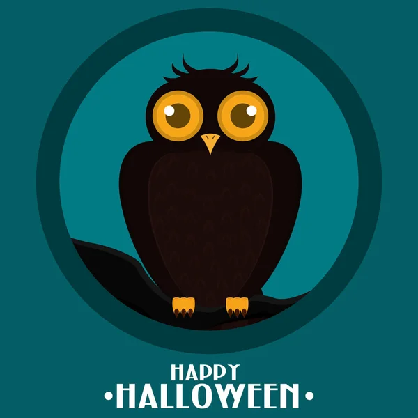 Joyeux Halloween affiche — Image vectorielle