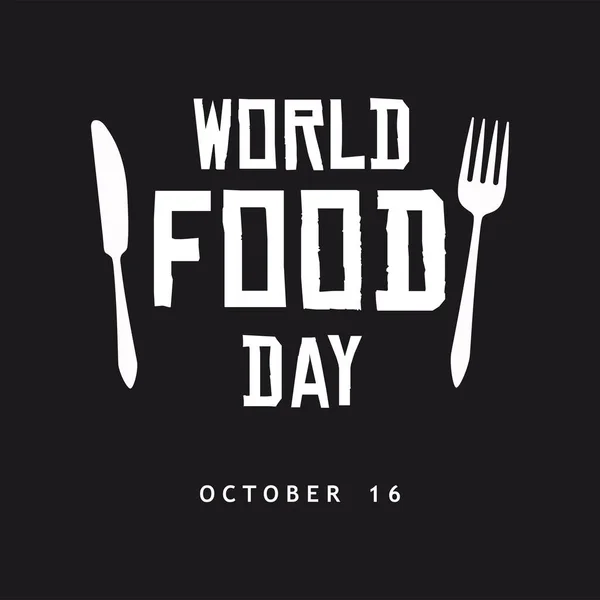 Día Mundial de la Alimentación — Vector de stock