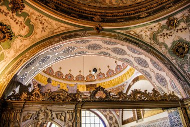 İstanbul, Türkiye - yaz - ünlü mimari, iç detaylar, dekor. Topkapı Sarayı Haremi