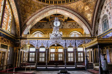 İstanbul, Türkiye - yaz - ünlü mimari, iç detaylar, dekor. Topkapı Sarayı Haremi
