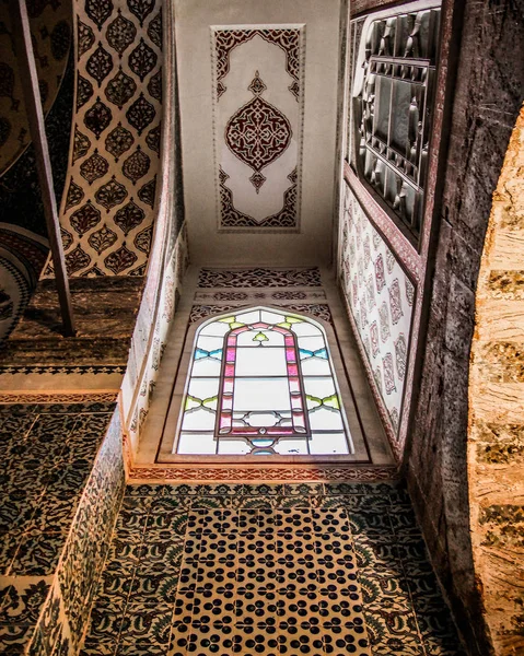 이스탄불 유명한 인테리어 토프카프 궁전의 — 스톡 사진