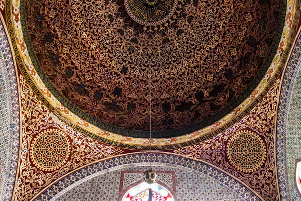 Istanbul Türkei Sommer Berühmte Architektur Innenausstattung Dekoration Harem Des Topkapi — Stockfoto