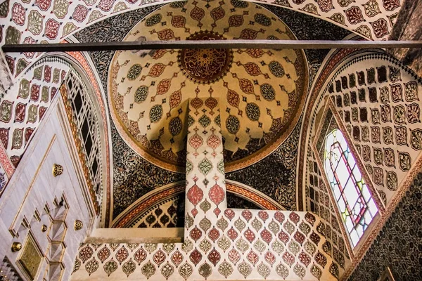 Istanbul Türkei Sommer Berühmte Architektur Innenausstattung Dekoration Harem Des Topkapi — Stockfoto