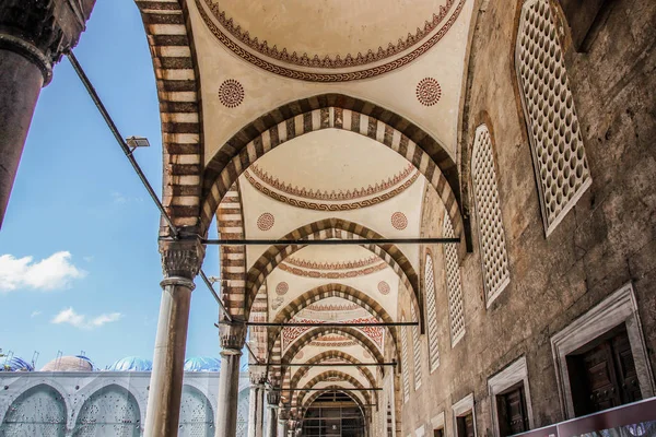Istanbul Törökország Nyári Híres Építészet Belső Részletek Dekoráció Ahmed Szultán — Stock Fotó