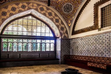İstanbul, Türkiye - yaz - ünlü mimari, iç detaylar, dekor. Topkapı Sarayı Haremi
