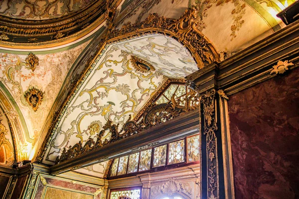 Estambul Turquía Verano Arquitectura Famosa Detalles Interiores Decoración Harén Del — Foto de Stock