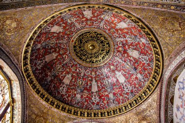 İstanbul, Türkiye - yaz - ünlü mimari, iç detaylar, dekor. Topkapı Sarayı Haremi