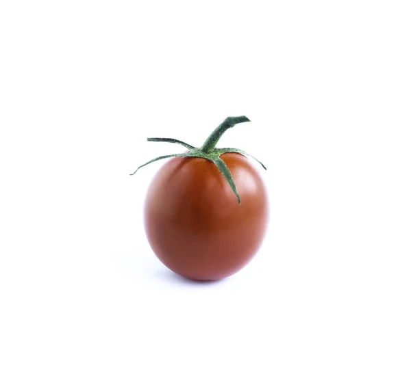Schöne japanische rote Tomate isoliert mit Clipping Pfad auf whi — Stockfoto