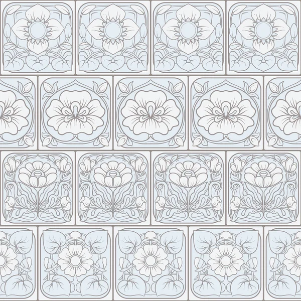 Nahtloses Muster, Hintergrund mit dekorativen Elementen im Stall — Stockvektor