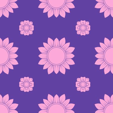 Dikişsiz desen, arka planını geleneğin dekoratif elemanlar