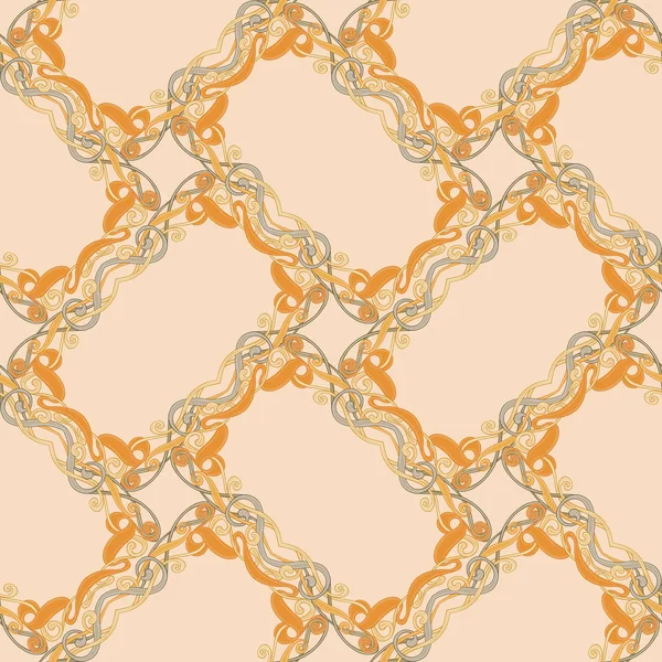 Dikişsiz desen, art nouveau tarzında çiçek süsleme ile arka plan, 