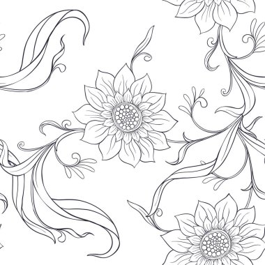 Çiçeksiz desen, sanat tarzında özgeçmiş.,