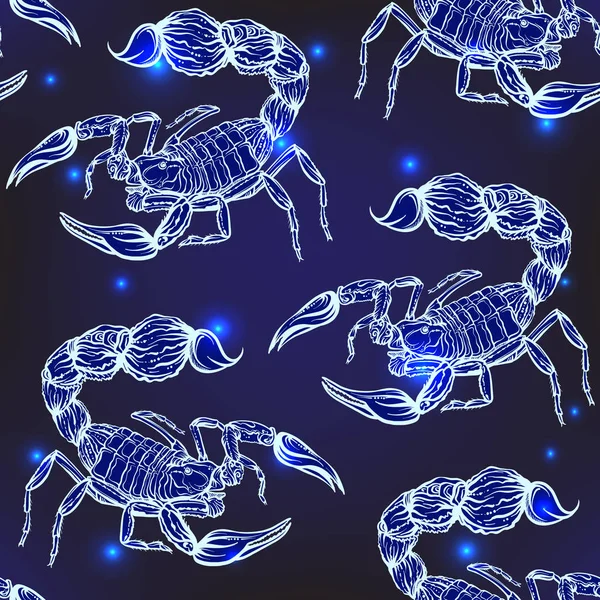 Dikişsiz desen, etnik desenli süslü hayvan ile arka plan