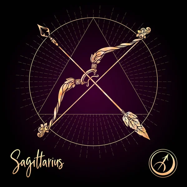 Zodyak işareti. Astrolojik burç koleksiyonu. Vektör çizim