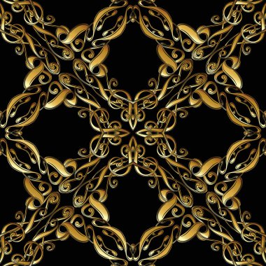 Dikişsiz desen, art nouveau tarzında çiçek süsleme ile arka plan, 