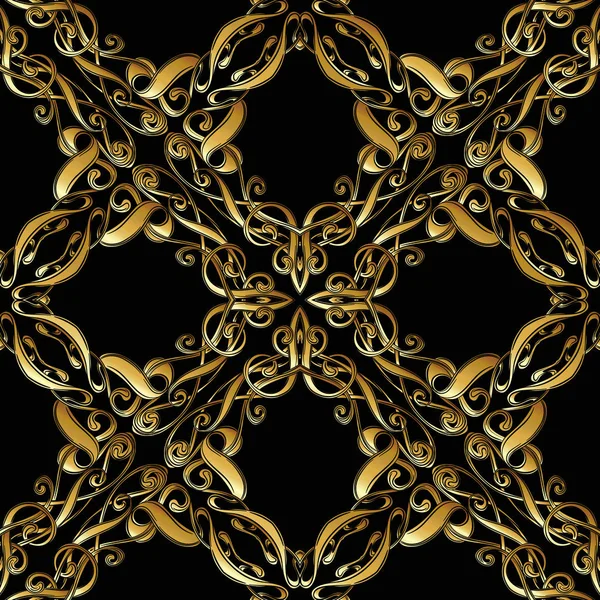Pola mulus, latar belakang dengan ornamen bunga Dalam gaya seni nouveau , - Stok Vektor