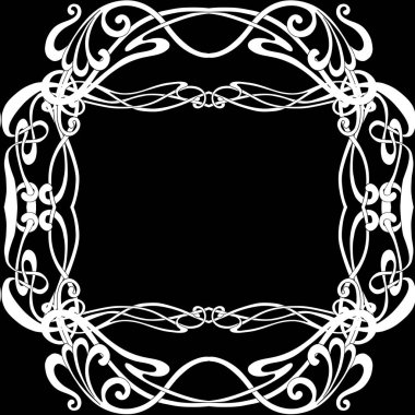 Dikişsiz desen, art nouveau tarzında çiçek süsleme ile arka plan, 