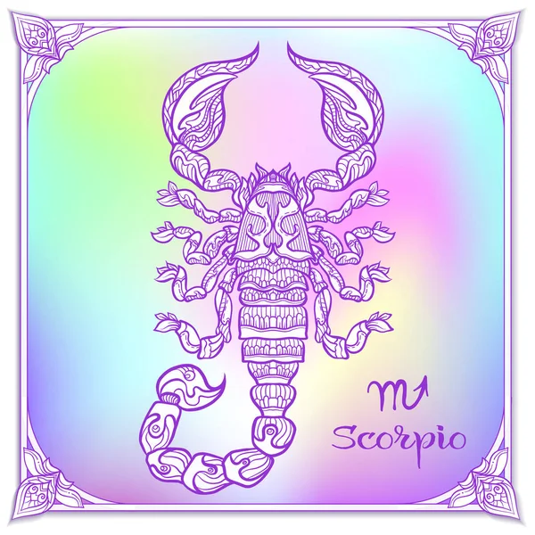 Znak zodiaku. Horoskop astrologiczny kolekcji. Ilustracja wektorowa — Wektor stockowy