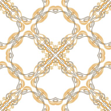 Dikişsiz desen, art nouveau tarzında çiçek süsleme ile arka plan, 