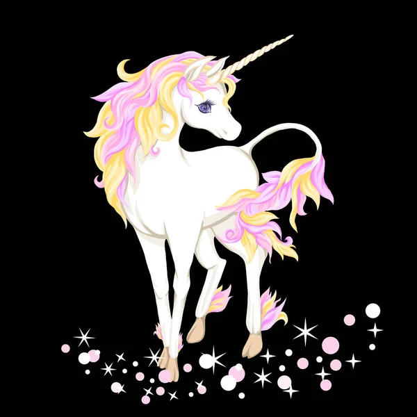 Unicorn. Vector illustration. — Stock Vector