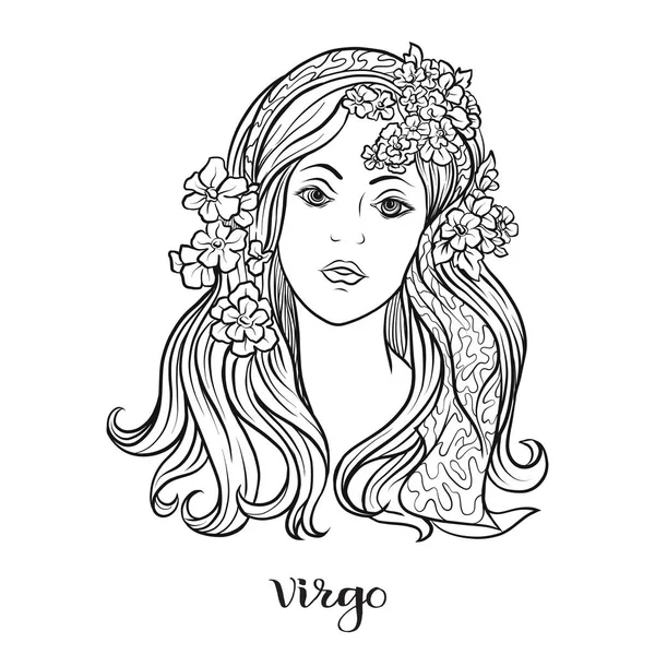 Zodiac sign. Astrological horoscope collection. Vector illustration — Stock Vector