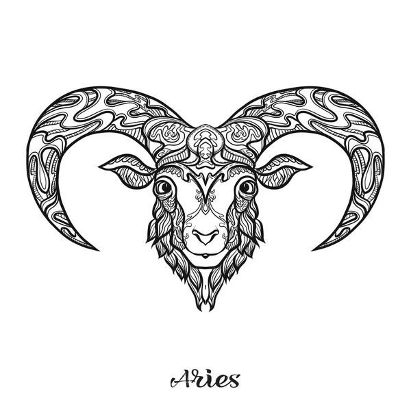 Zodiac tecken. Astrologiska horoskop samling. Vektorillustration — Stock vektor