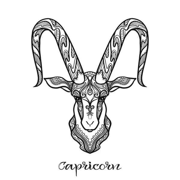 Capricorn tattoo Vector Art Stock Images | Depositphotos
