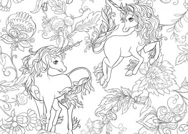 Vintage tarzda stilize süs çiçekleri