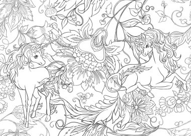 Vintage tarzda stilize süs çiçekleri