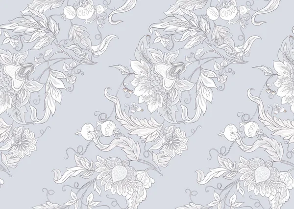 Vintage tarzda stilize süs çiçekleri