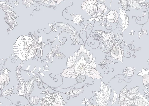 Vintage tarzda stilize süs çiçekleri