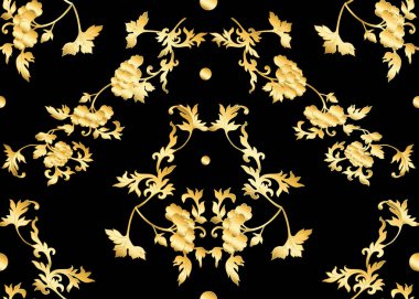 Geleneksel Çin dikişsiz desen, süs