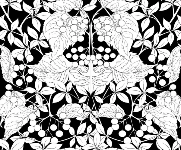 花のシームレスなパターン, — ストックベクタ