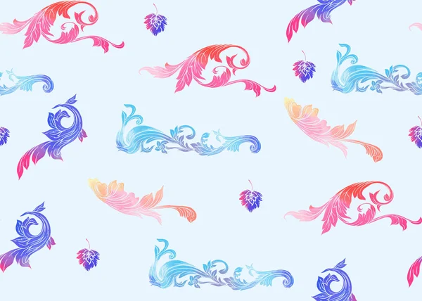 Geleneksel Çin dikişsiz desen, süs