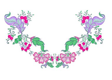 çiçek dekoratif elemanlar