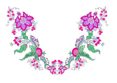 çiçek dekoratif elemanlar