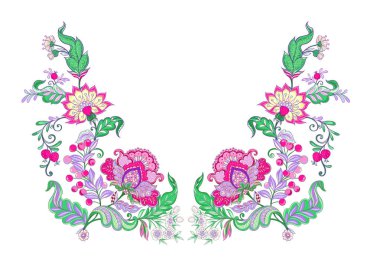 çiçek dekoratif elemanlar