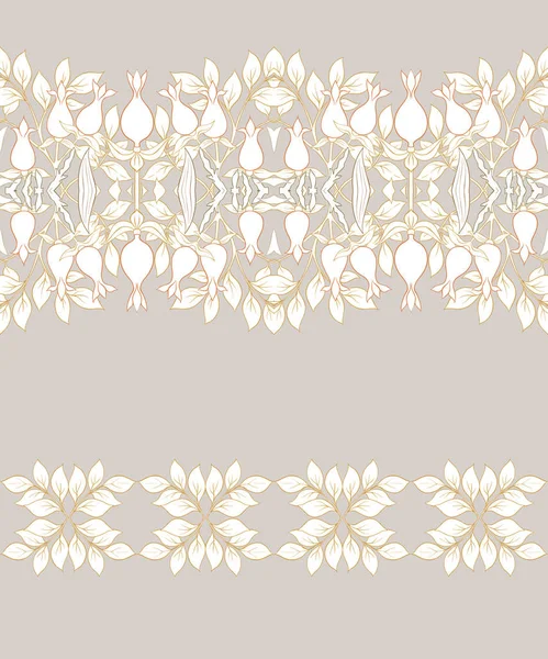 Motif floral sans couture, — Image vectorielle