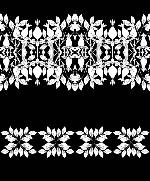 Motif floral sans couture, — Image vectorielle