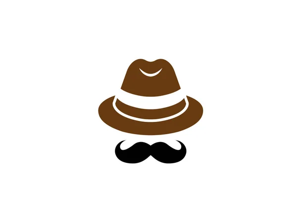 Detective Conceptual Icono Simple Aislado Sobre Fondo Blanco — Vector de stock