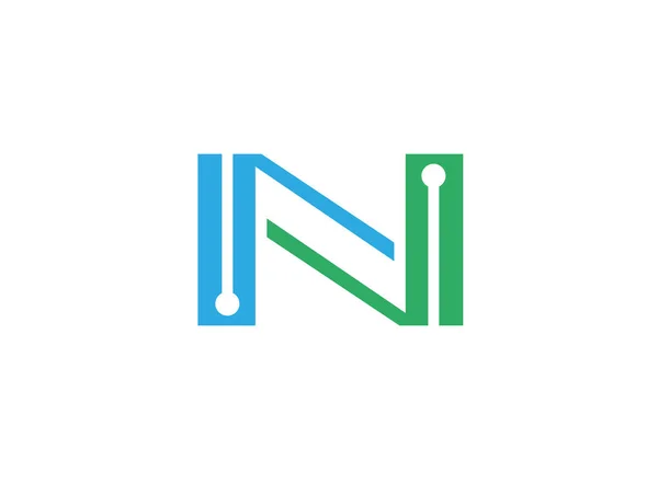 Abstraktní Jednoduché Obchodní Logo Izolované Bílém Pozadí — Stockový vektor