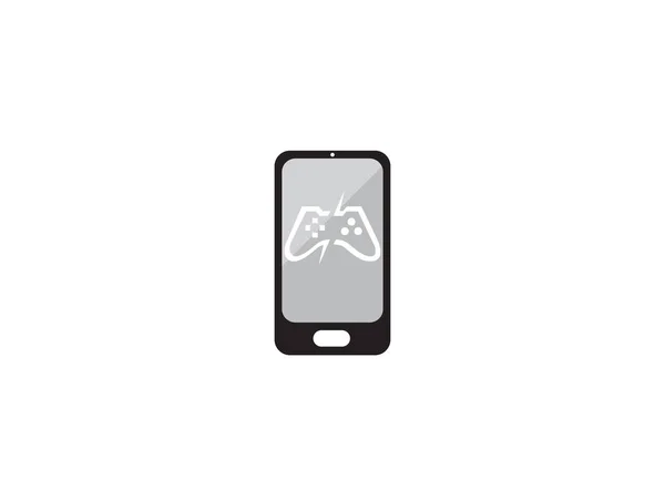 Gamepad Icône Simple Isolé Sur Fond Blanc — Image vectorielle