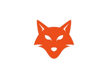 beyaz arka plan üzerinde izole kurt basit simgesi