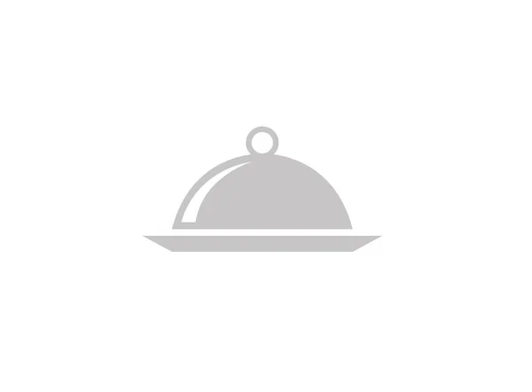 餐厅菜图标隔离在白色背景 — 图库矢量图片