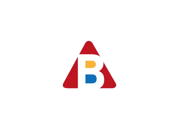Abstraktní Jednoduché Obchodní Logo Izolované Bílém Pozadí — Stockový vektor