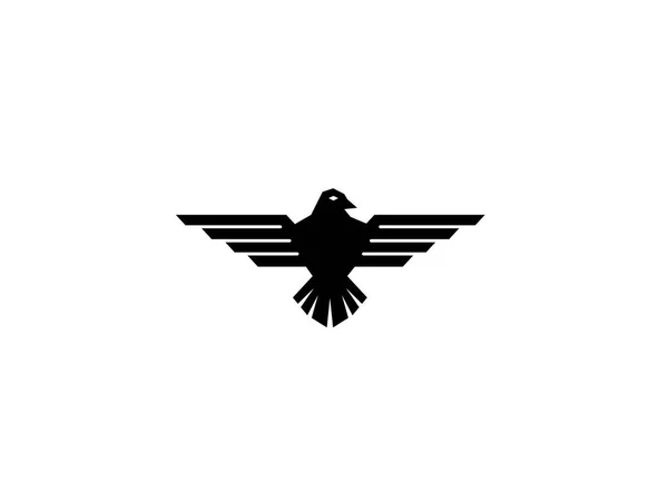 Eagle Logo Projekt Białym Tle — Wektor stockowy